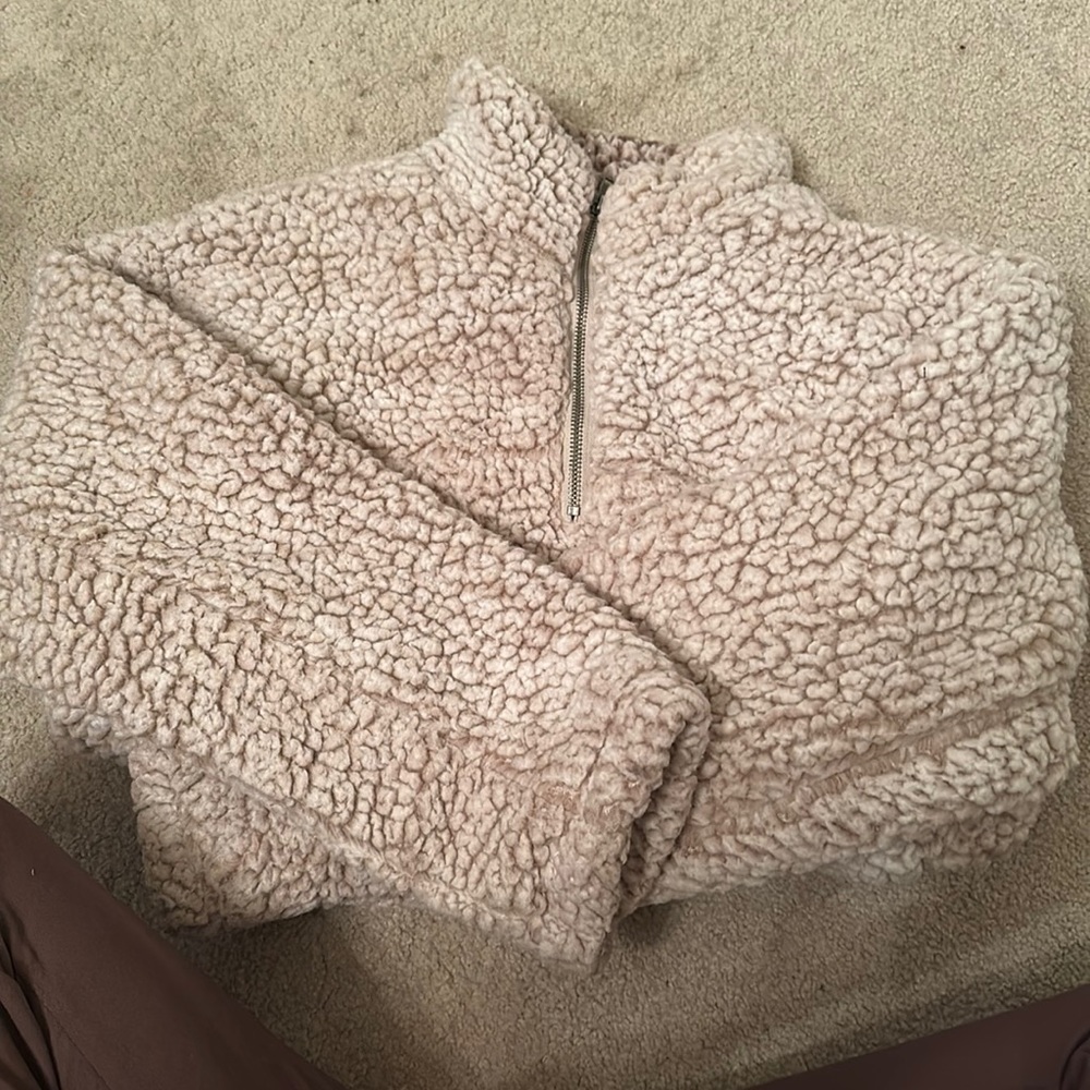 Sherpa half zip altar’d state small